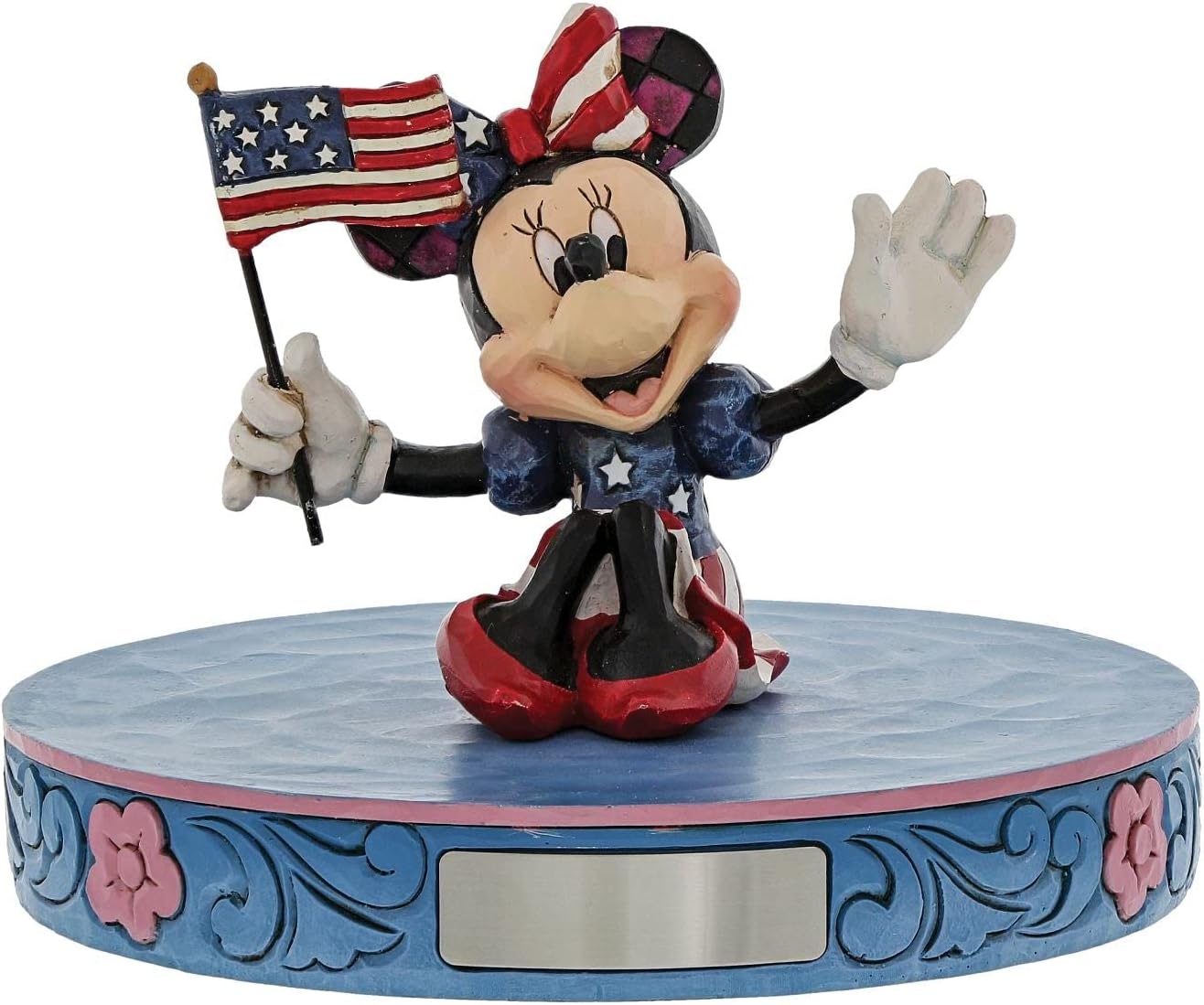 Jim Shore Disney Traditions by Enesco Mini Patriotic Minnie