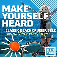 Vista 2 de Kickstand Cycleworks Classic Beach Cruiser Ding Dong - Timbre para bicicleta, varios