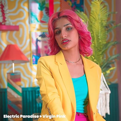 Vista 32 de Tinte de cabello semipermanente Arctic Fox, 4 onzas Aguamarina (Aquamarine)