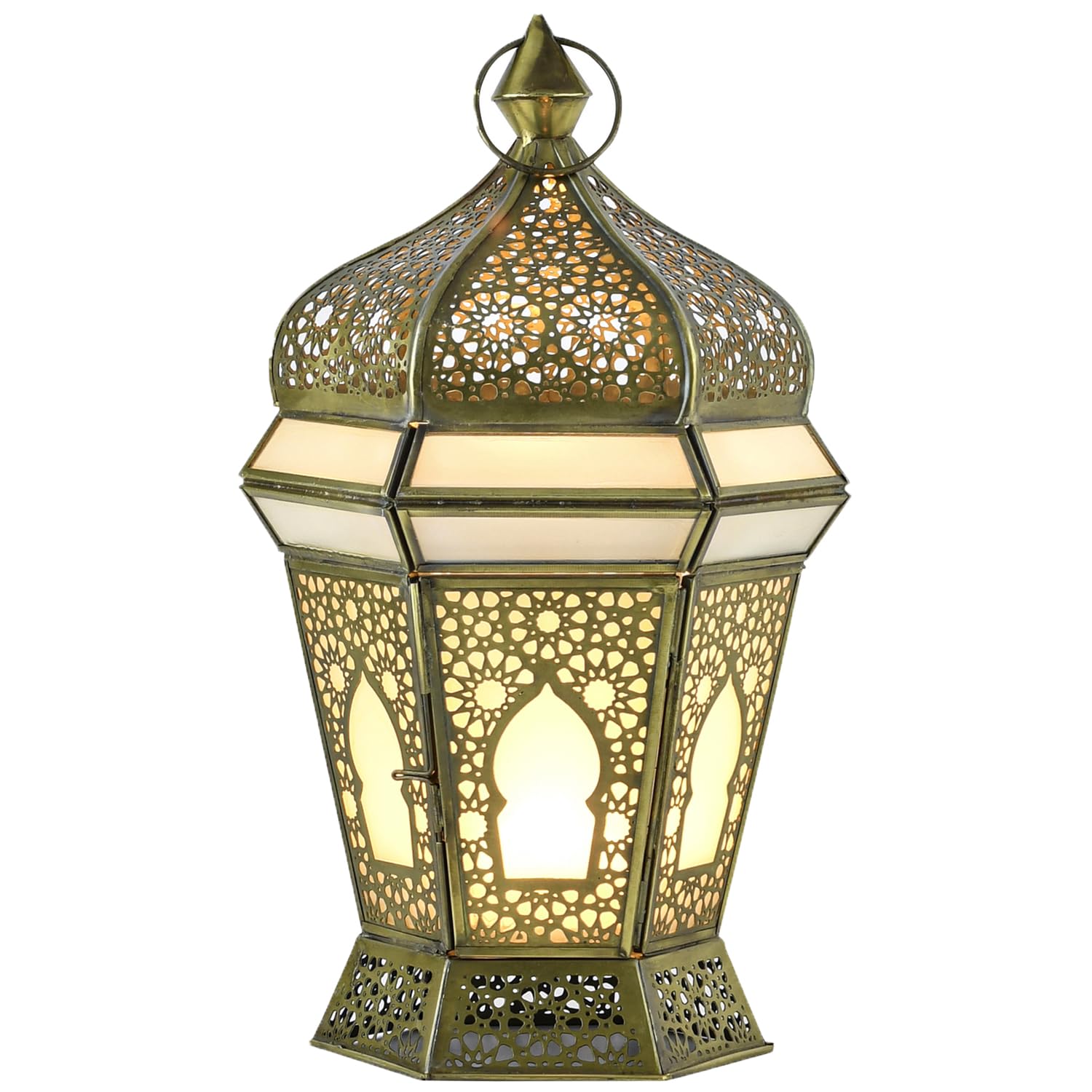 Marrakesh Boho decoratieve theelichthouder, windlicht van metaal en Marrakesh Boho decoratieve theelichthouder, windlicht van metaal en