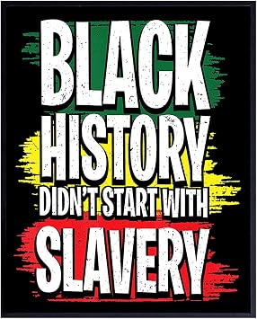 Black History Posters - Juneteenth African American Wall Art Decor 8x10
