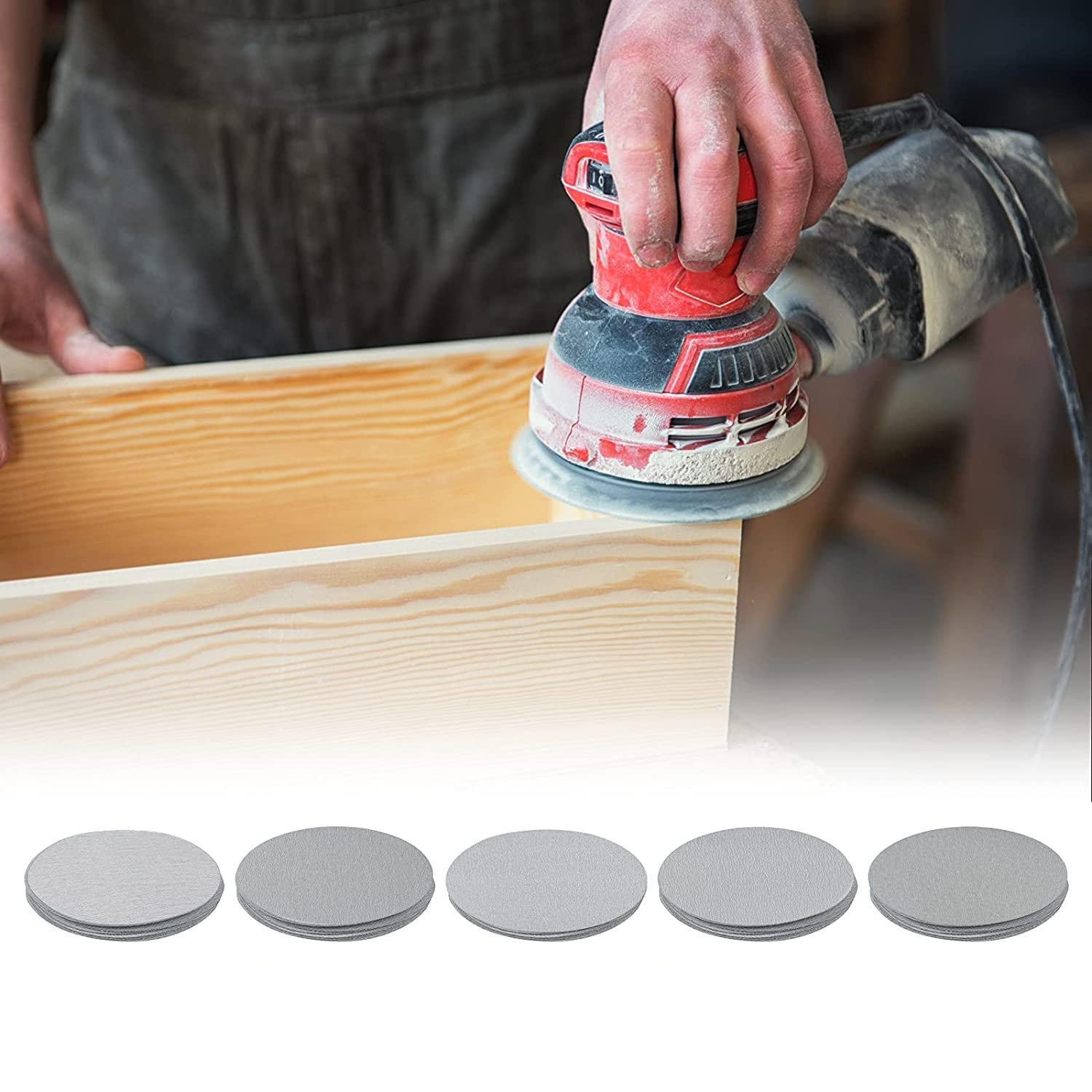 UHARBOUR 3000 Grit Foam Sanding Disc - 6 Inch Hook & Loop, Ultra Fine Polishing Disc For Cars, Knives, Optical Fiber & More - View #5