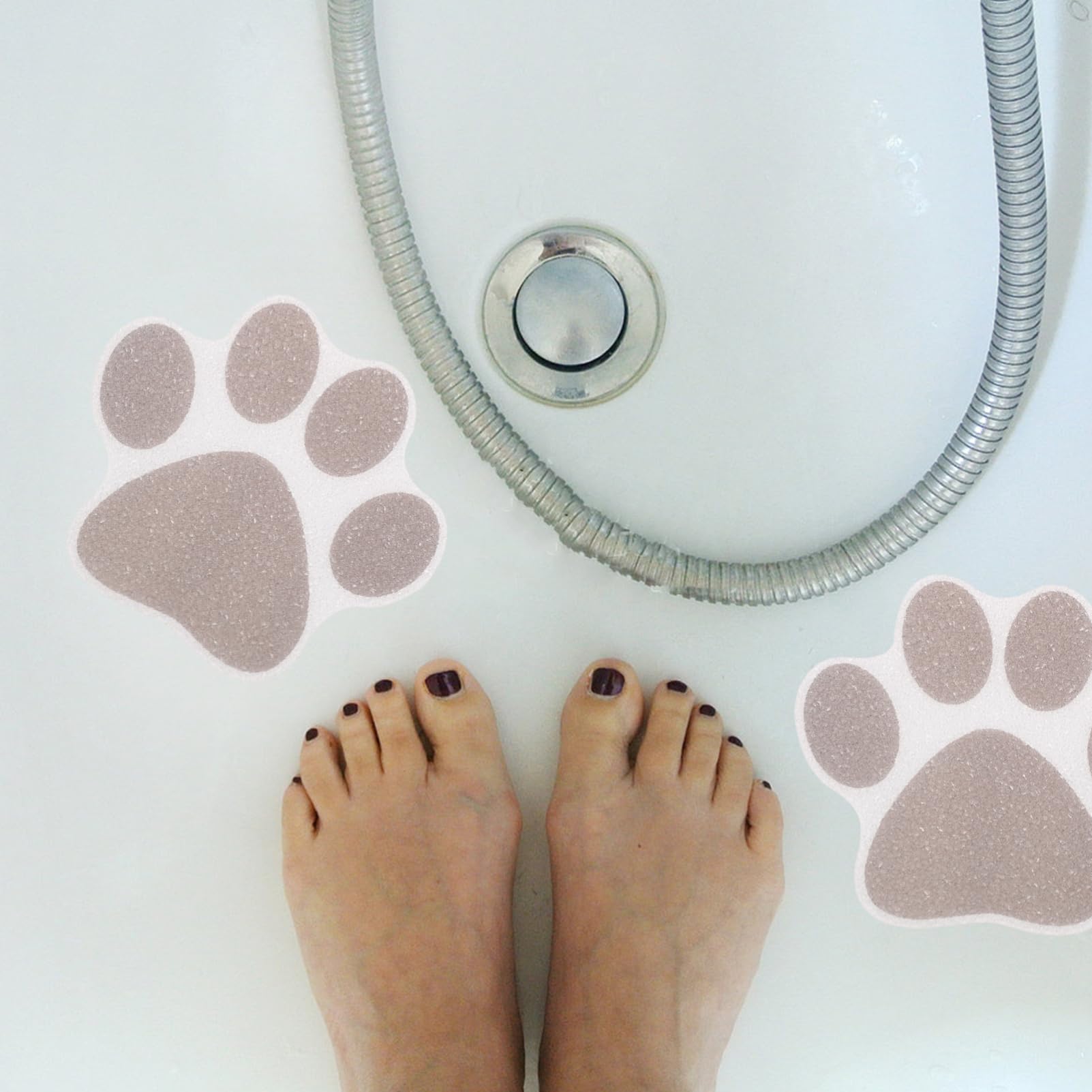 Ciieeo 50 Pegatinas Antideslizantes con Huella De Perro Pegatinas para Bañera Sin Pegatinas Pegatinas De Disfraces Impermeables Sombrero Bañera Pegatinas Antideslizantes