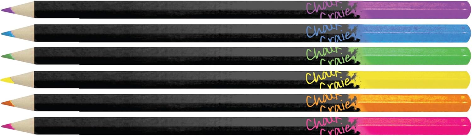 Board Dudes Chalk Pencils, 6 count