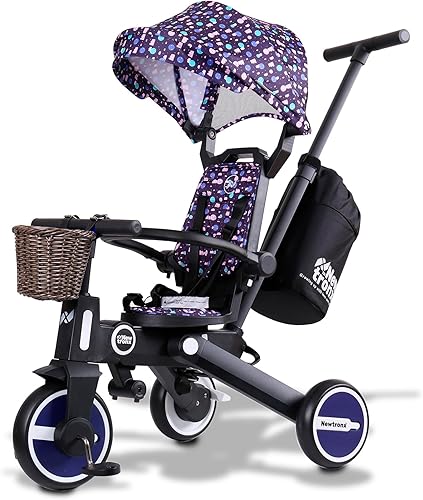 Adventure Pro Summer Edition - Triciclo plegable para niños pequeños, toldo grande, canasta, mochila de viaje y bolsa para padres, triciclo para disponible en Yaxa El Salvador