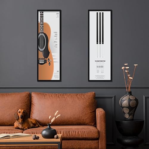 Miniatura 8 de DOAI ART Marco de póster de 18 x 24 pulgadas, paquete de 2 marcos de fotos blancos de 18 x 24 pulgadas para montaje en pared horizontal o vertical,