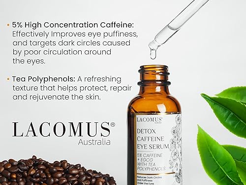 Miniatura 4 de Advance Caffeine 5% + EGCG Suero para ojos más brillantes - Potente suero de contorno de ojos para reducir la hinchazón, las ojeras y la