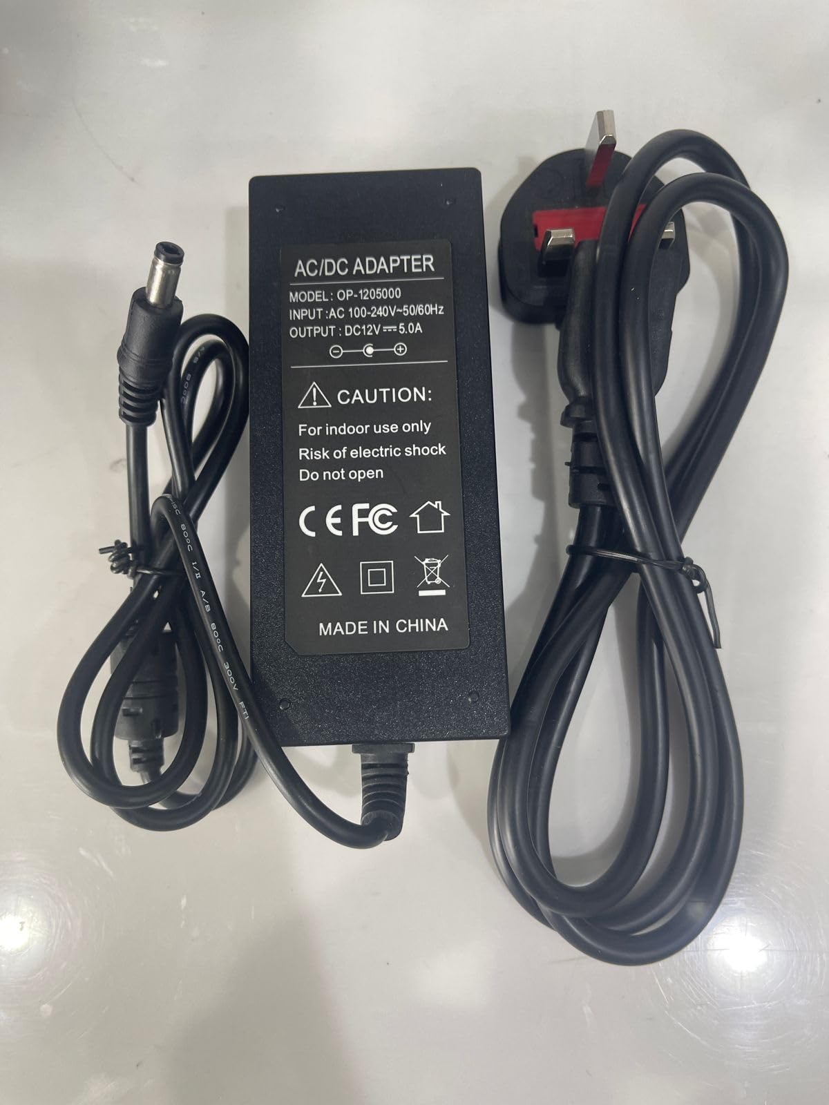 12V 5A Power Supply Adapter Switching 5.5mm x 2.1mm for CCTV Camera