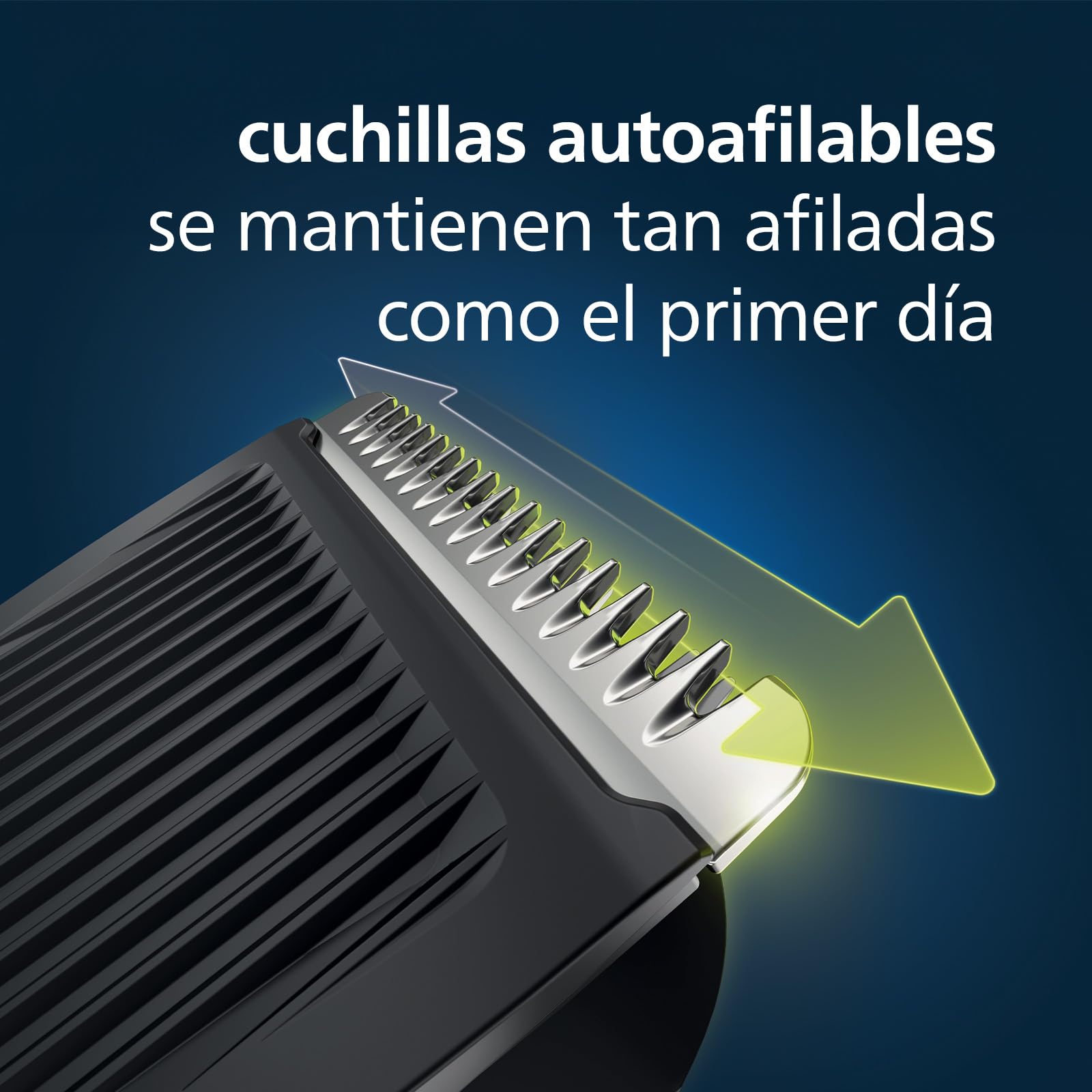 Serie 3000 de Philips, recortador todo en uno Multigroom, 7 en 1, una sola herramienta, moldeado sencillo para rostro y pelo, 11 posiciones de longitud (0,5-16 mm), modelo MG3730/15 — view 3