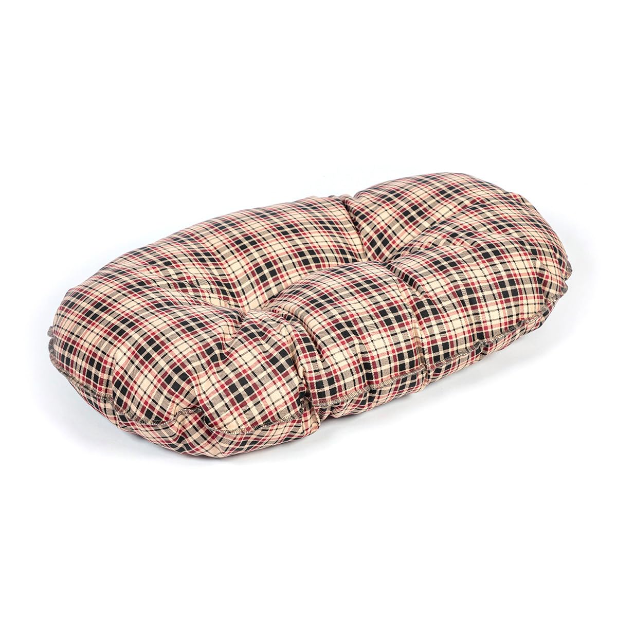 Danish Design Classic Cream Check Super Soft Durable Cotton Dog/Puppy Quilted Mattress 27 Inch 68cm