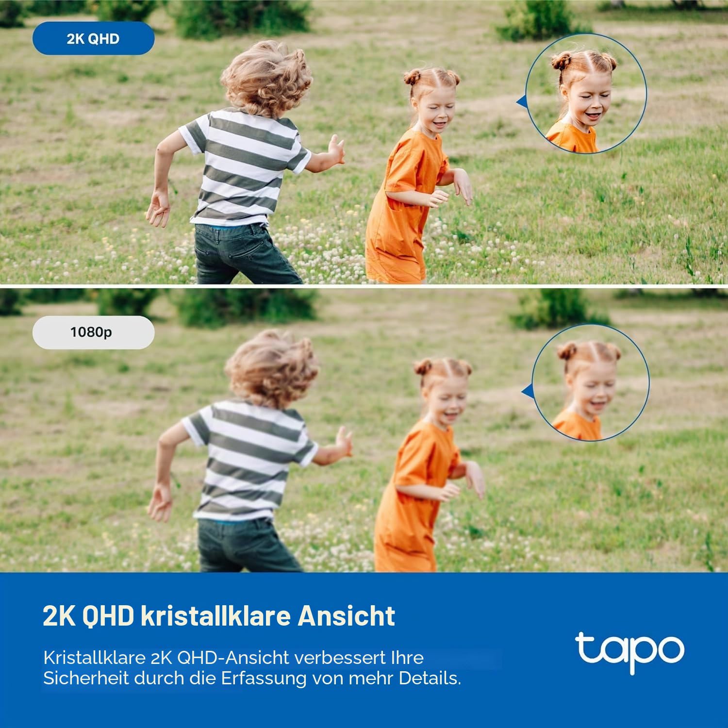 TP-Link Tapo C120 Überwachungskamera innen & außen,Magnetische Basis,2K Auflösung, Eingebaute Duale Spotlights,bis zu 512 GB lokaler Speicher auf SD Karte, IP66,kompatibel mit Alexa & Google Assistant