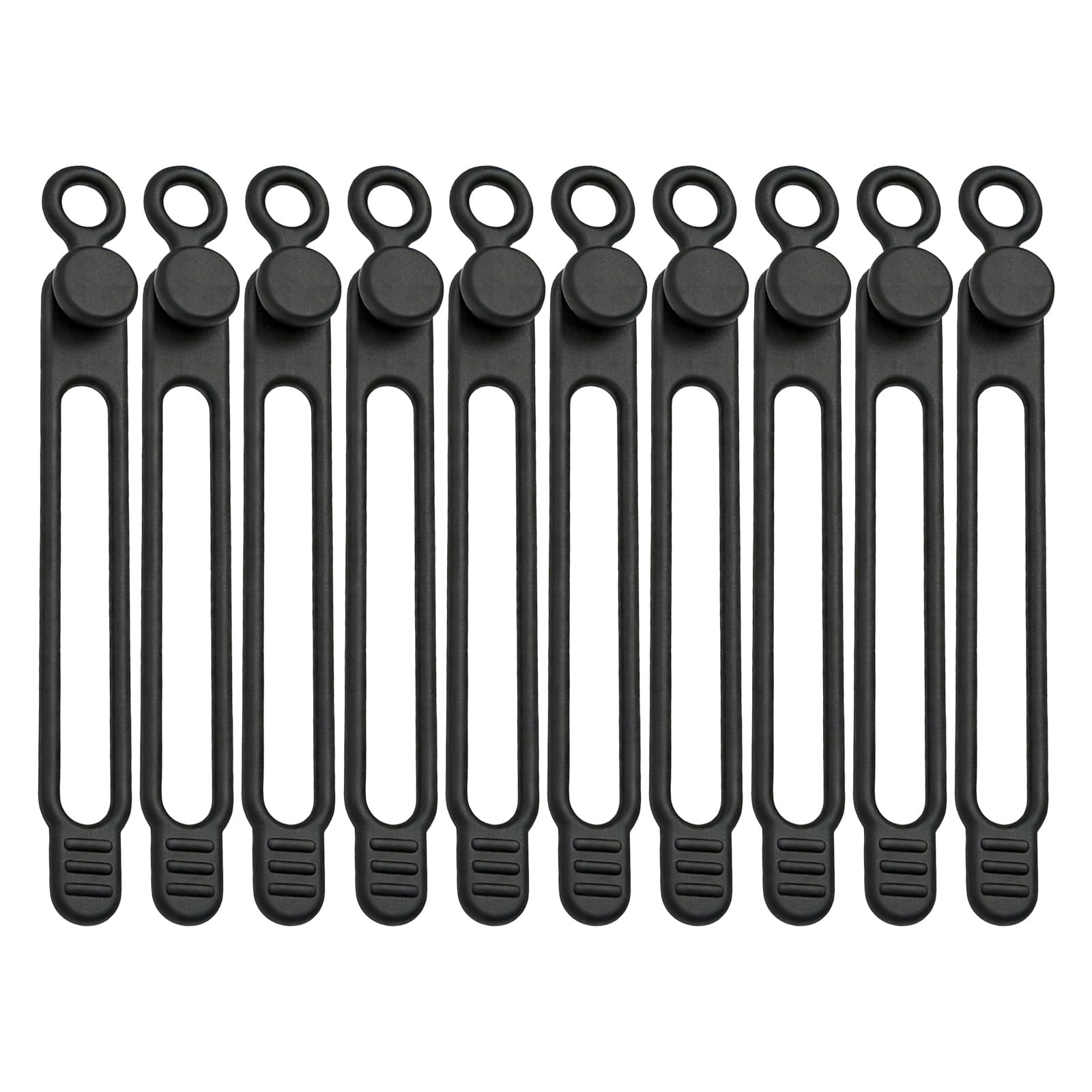 Cable Ties,10pcs,Small Zip Ties,Data Cable Organizer, Reusable Silicone Cables Straps,Elastic Reusable Silicone Cables Straps Cord Organizer for Bundling and Earphone, Phone Charger