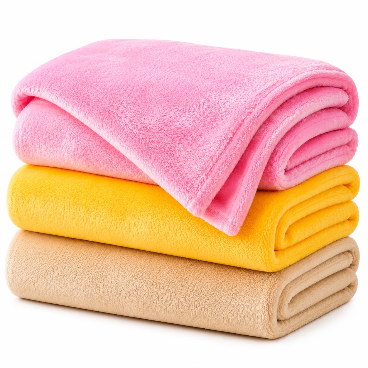 BRANDONN Baby Blanket Combo Pack - Soft & Warm -10
