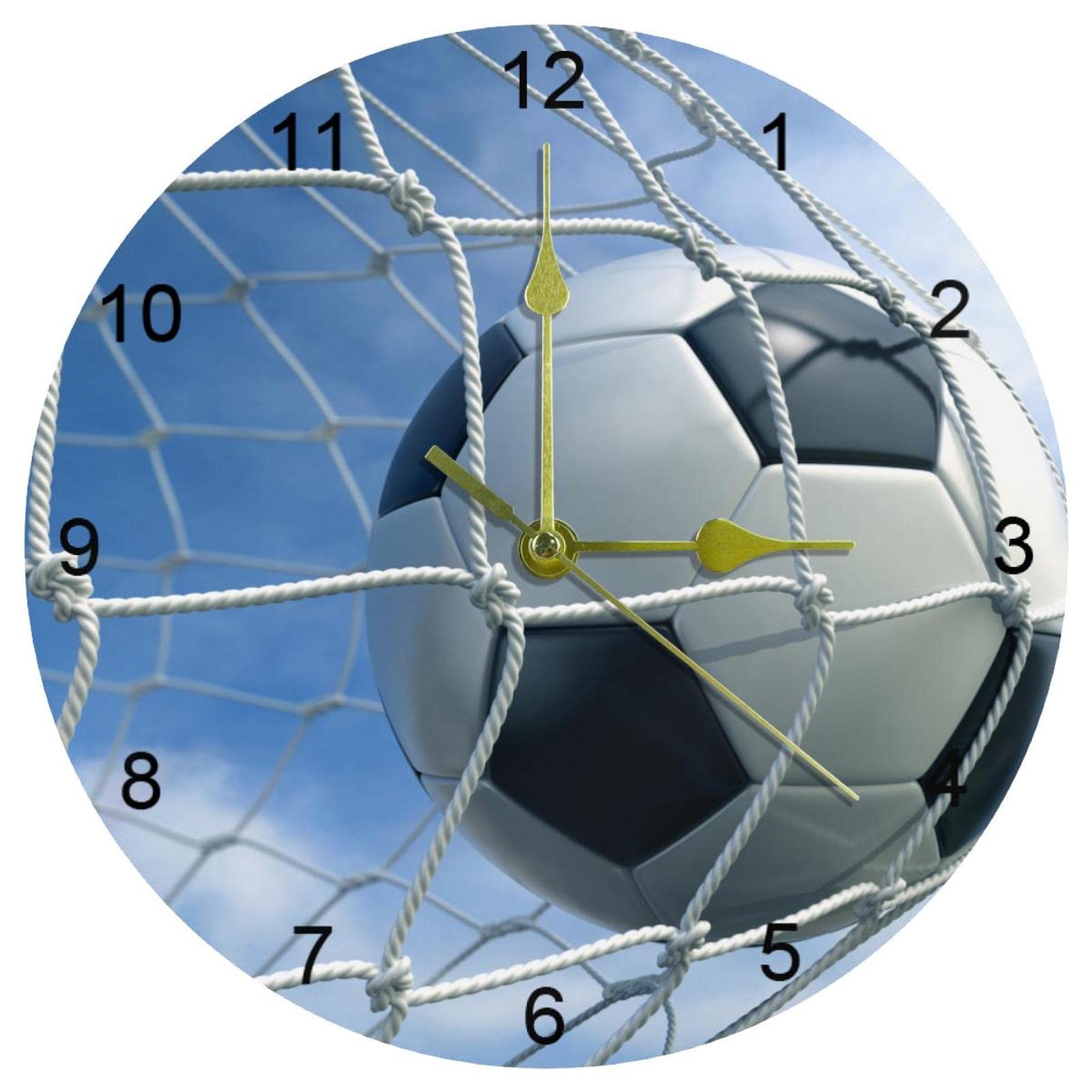 Horloge murale silencieuse facile à lire avec grands chiffres pour rompre avec le tic-tac agaçant