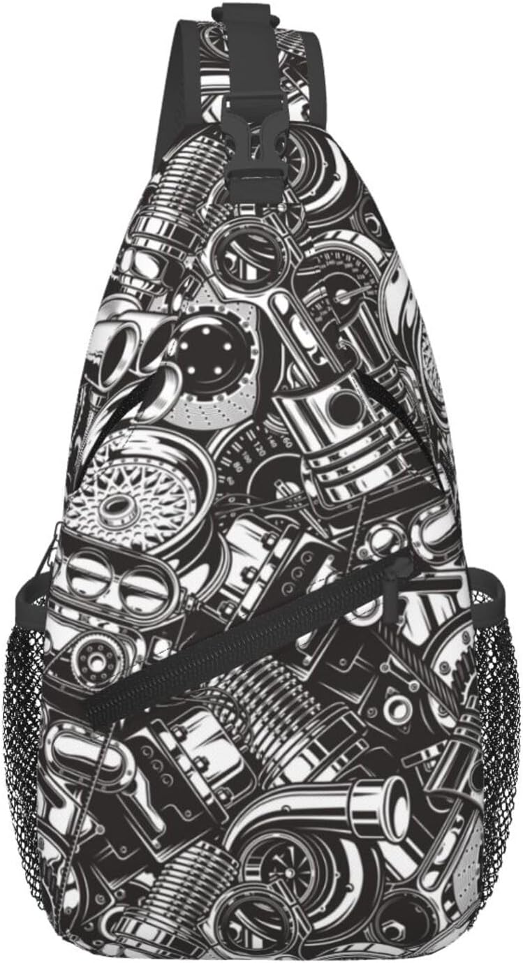 Sling Backpack For Men Hiking Daypack Crossbody Shoulder Bag Travel Chest Pack | Hiking, Travel - Image 2