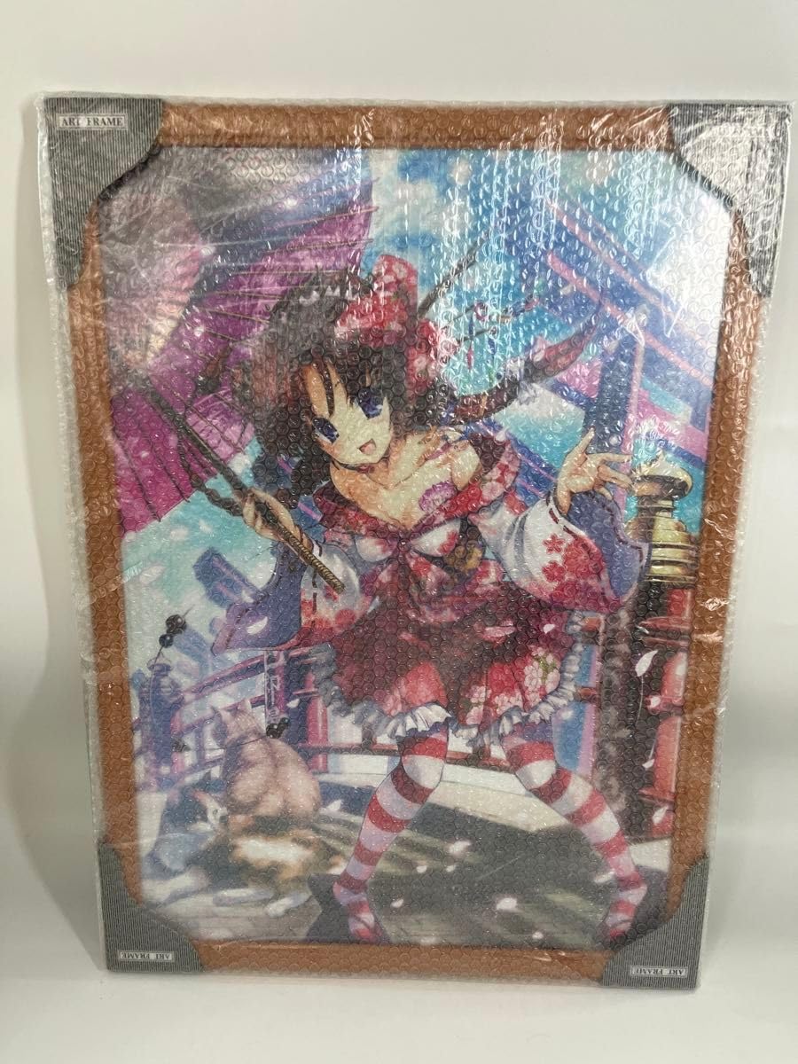 絵師100人展08　ピロ水　複製原画「秋麗　あきうらら」 Amazon.co.jp: 絵師100人展 複製原画 ピロ水 秋麗 あきうらら 額縁付き