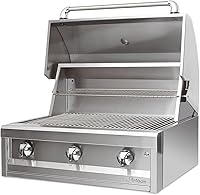 Vista 2 de Artisan American Eagle Series - Parrilla de gas integrada de 32 pulgadas, gas natural (AAEP-32-NG)