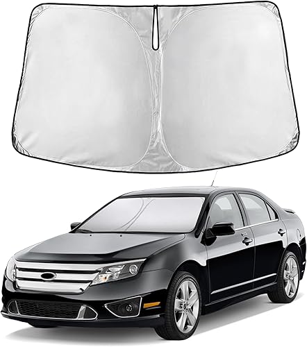 Miniatura 115 de EcoNour Parasol para parabrisas Rivian R1S / R1T 2022-2024 2025 2026, visera solar para parabrisas delantero y ventana, bloqueador de calor UV