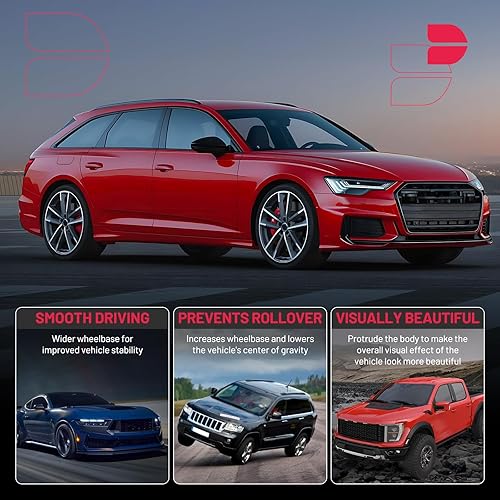 Miniatura 7 de BDFHYK Espaciadores de rueda de 0.197 x 4.500 in de grosor compatibles con Jeep Cherokee TJ XJ KJ KK ZJ Explorer Edge, adaptadores de rueda forjados