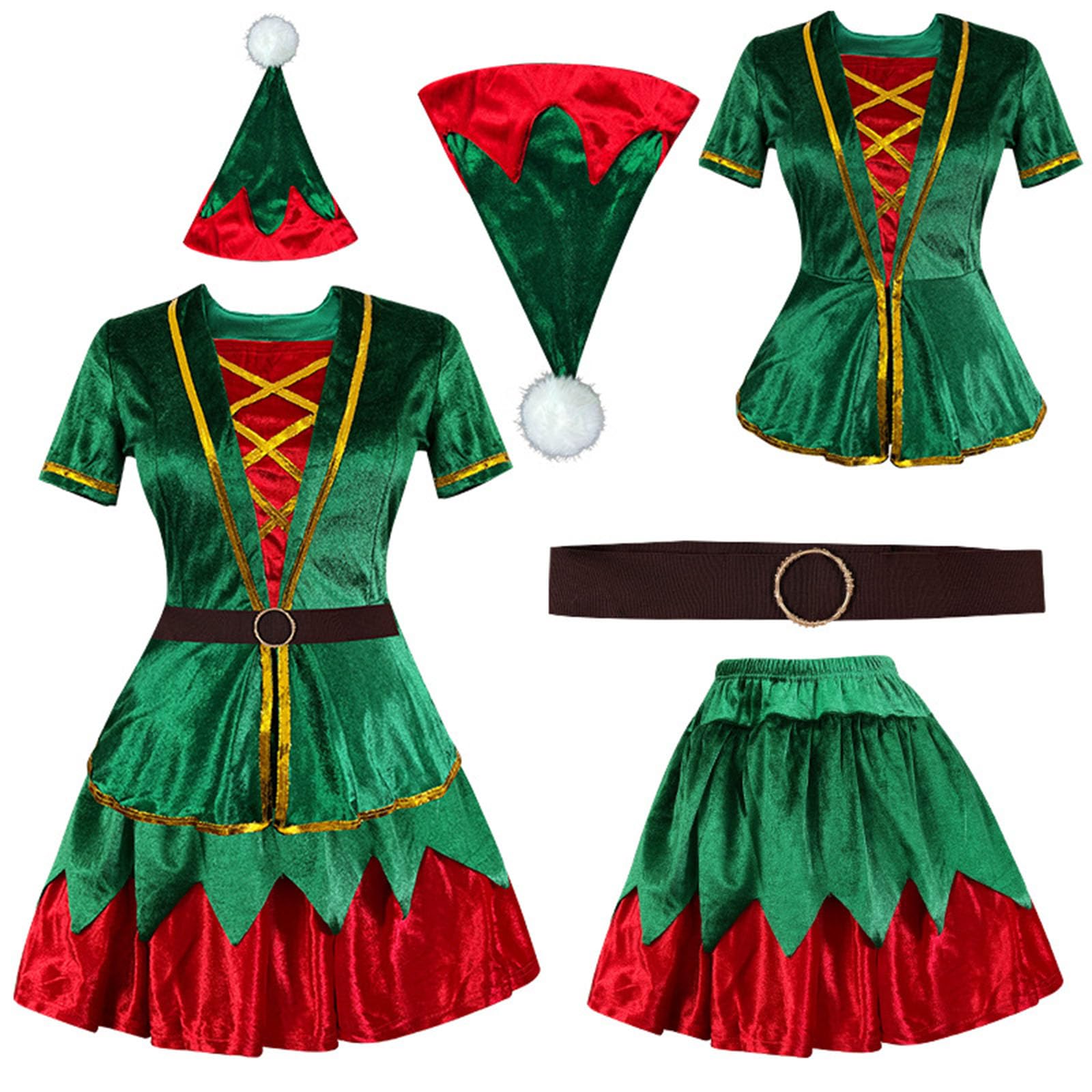 Costume de Noël en coton de qualité supérieure pour vacances - 8