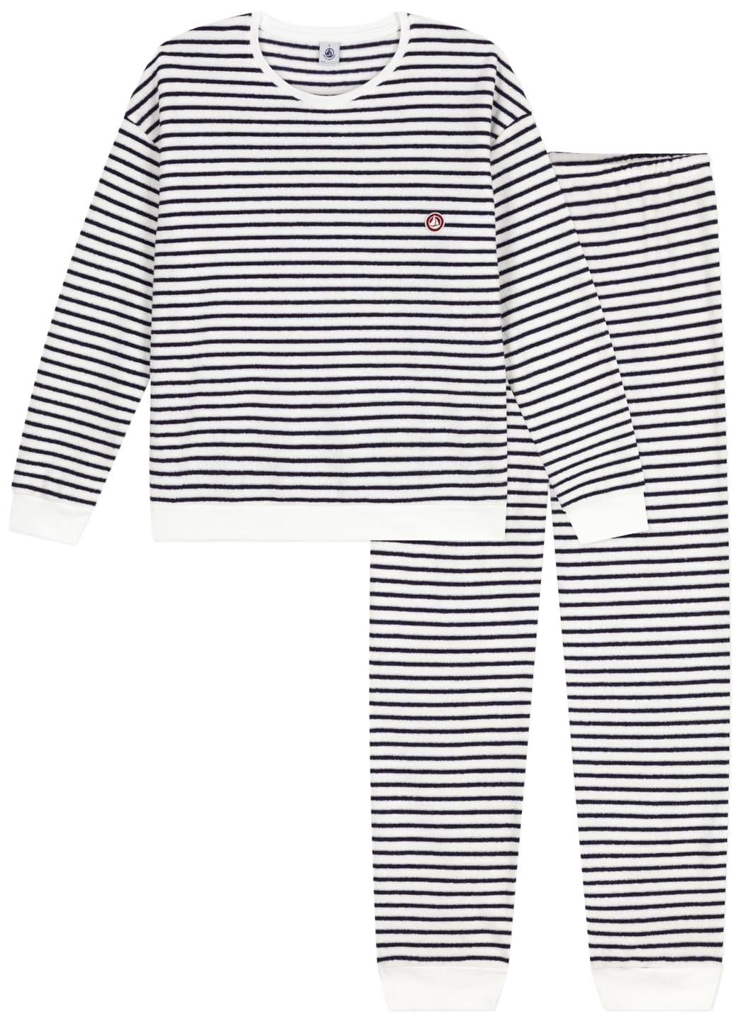 Petit Bateau Damen Clochetta Nachtwäsche, Milk/Abendgarderobe, 42