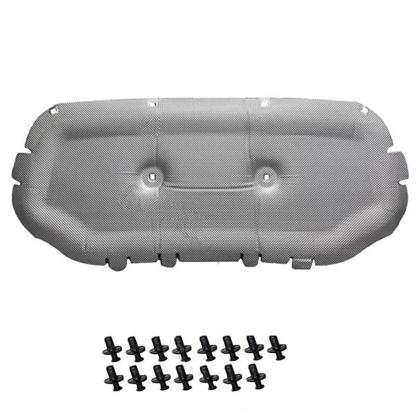 Adcvheg One Color Bonnet Compatible With Vw For Jetta Vs5 2019 2020 2021 2022 2023 2024 2025 2026 Car Hood Thermal Lining Engine Soundproof Cotton Insulat Mat