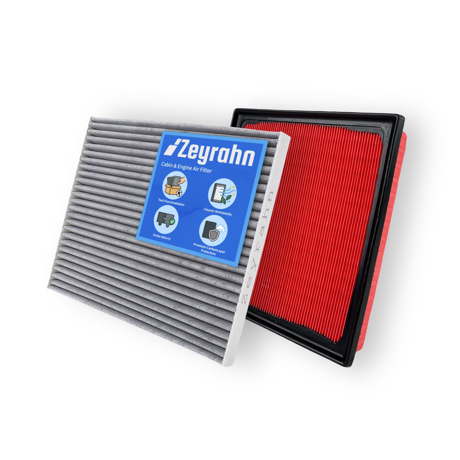 Zeyrahn Cabin & Engine Air Filter Kit