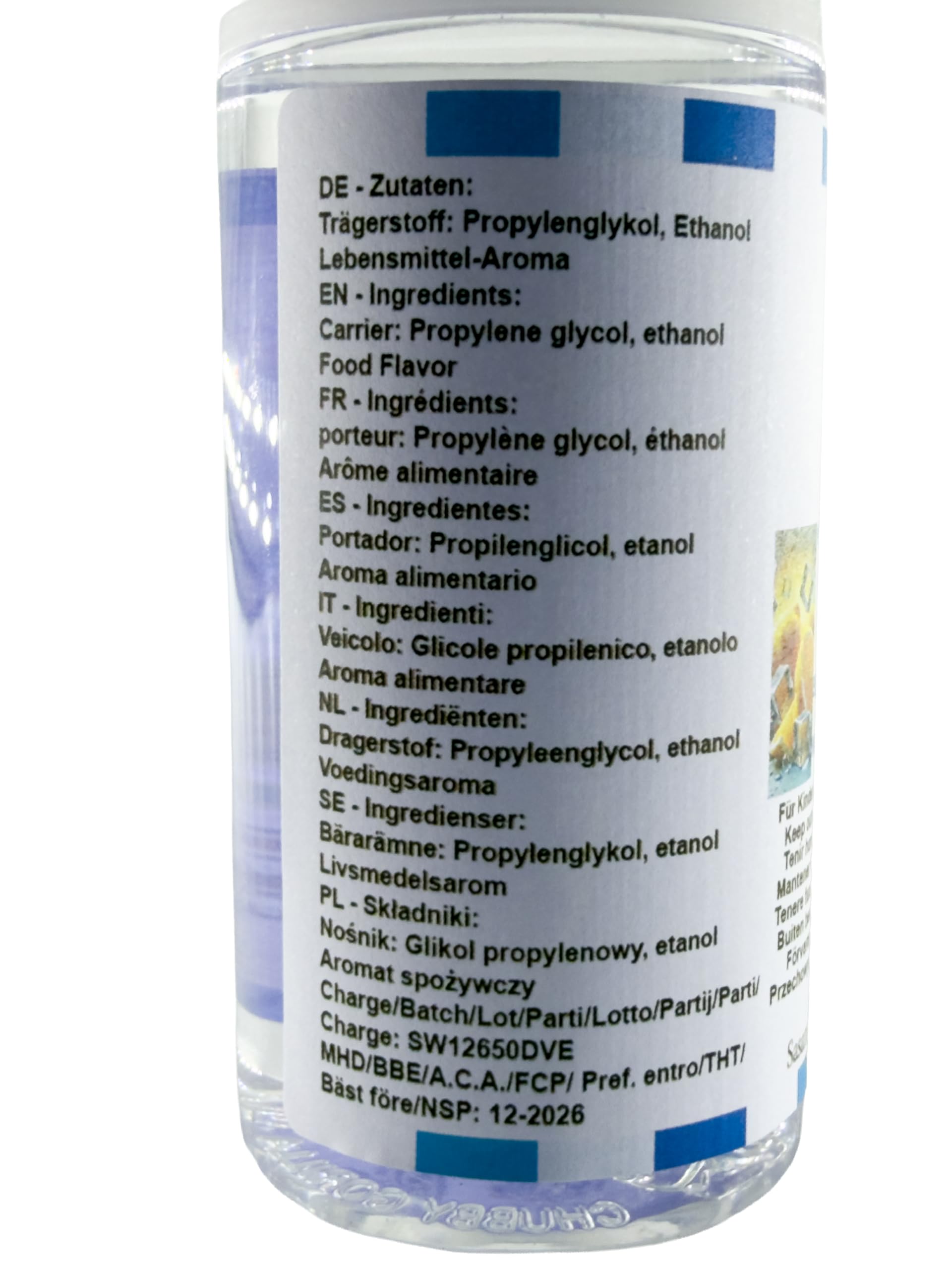 Lemon Ice - Zitrone Ice Aroma Konzentrat - Vegan - Sasami - 100ml