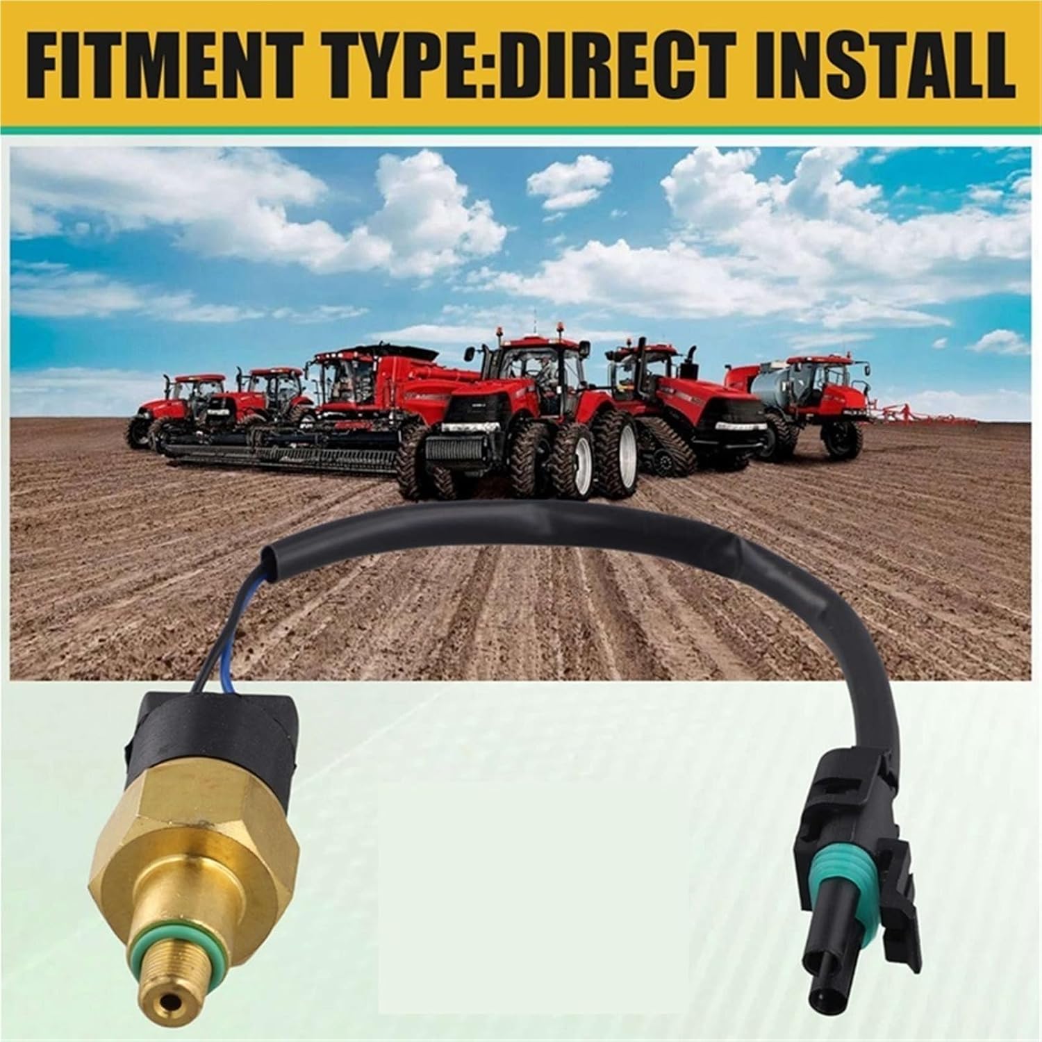 Power Shift Manifold Pressure Switch 144467A2 .Compatible for Case IH 5120 5130 5140 5220 5230 5250