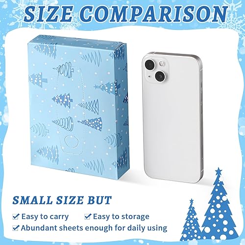 Miniatura 7 de Paquete de 24 cajas pequeñas de pañuelos faciales de flores, cajas de pañuelos faciales desechables, cubos de pañuelos faciales de 2 capas, 960