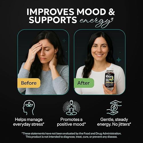 Miniatura 3 de Gomitas potenciadoras de libido femenina para mujeres, reductor de cortisol y suplemento para aliviar el estrés con shilajit y ashwagandha para el