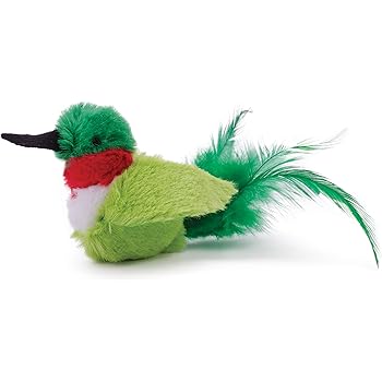 squeaky bird cat toy