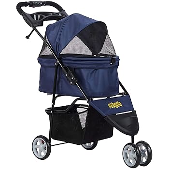 leopard print dog stroller