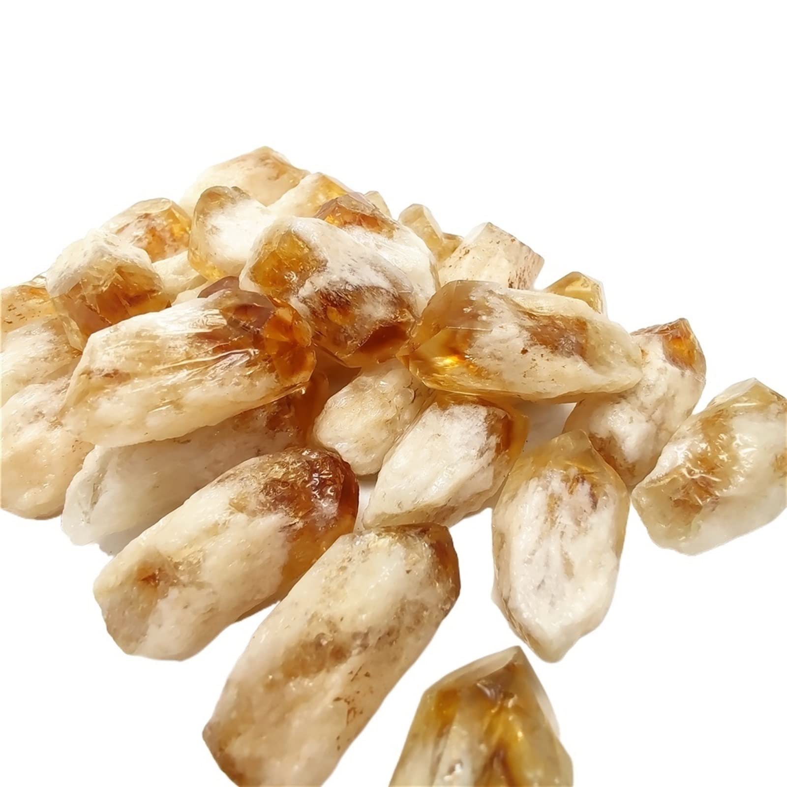 Citrine naturelle pierres brutes du Brésil 50g coffret cadeau cristaux de quartz