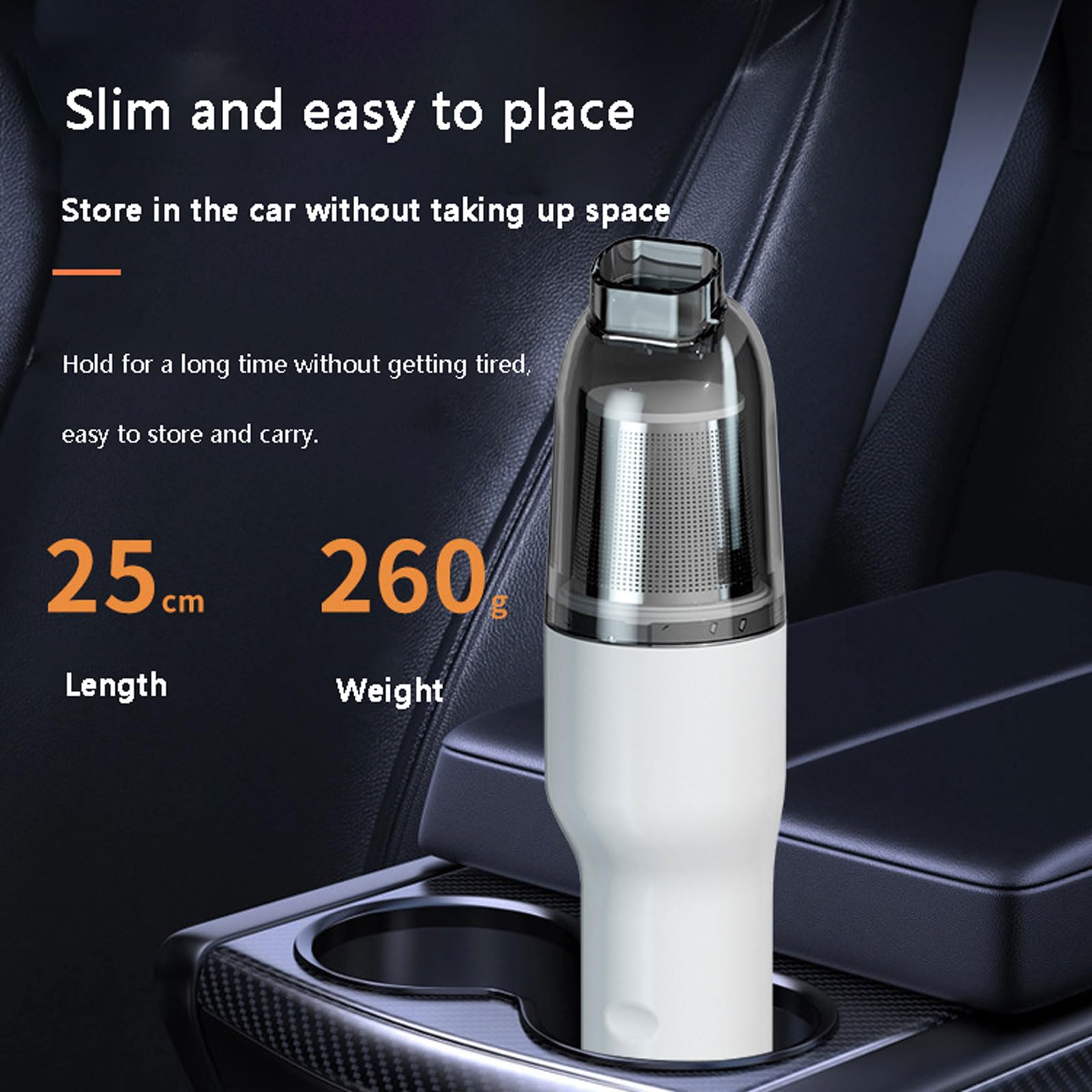 aspiradora para Coche, Recargable por USB, 2 Niveles Ajustables, for el hogar, Coche