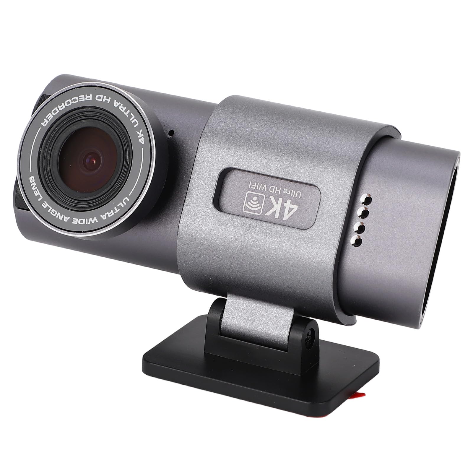 Kamera Samochodowa z Przodu i z Tyłu, Kamera Samochodowa z Dwoma Obiektywami 4K 1080P do Samochodów z Wyświetlaczem o Przekątnej 1,47 Cala, Szerokim Kątem 170° i 140°,