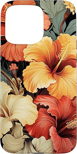 Miniatura 31 de Hawaiian Tropical Design Yellow Red Hibiscus Plumeria Case for iPhone 16