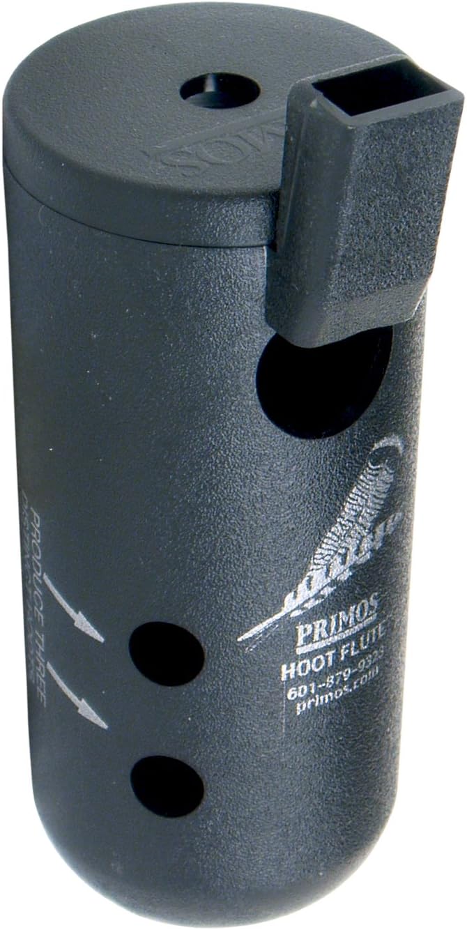 Primos Hunting Hoot Flute Owl Call, Turkey Hunting Owl Call 314, Black