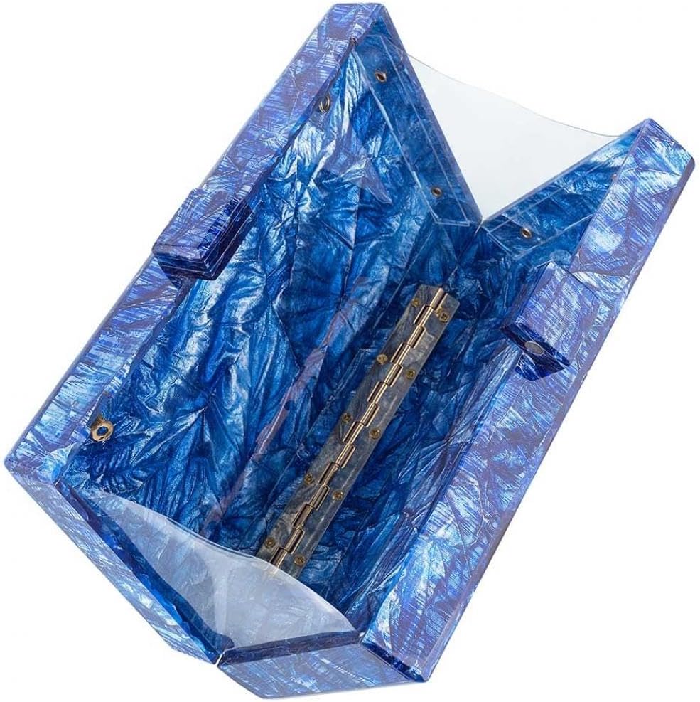 Gets Acrylic Clutch Purses for Women with Marbling Purses and Handbags Elegant Banquet Evening Crossbody Bag - Image 8
