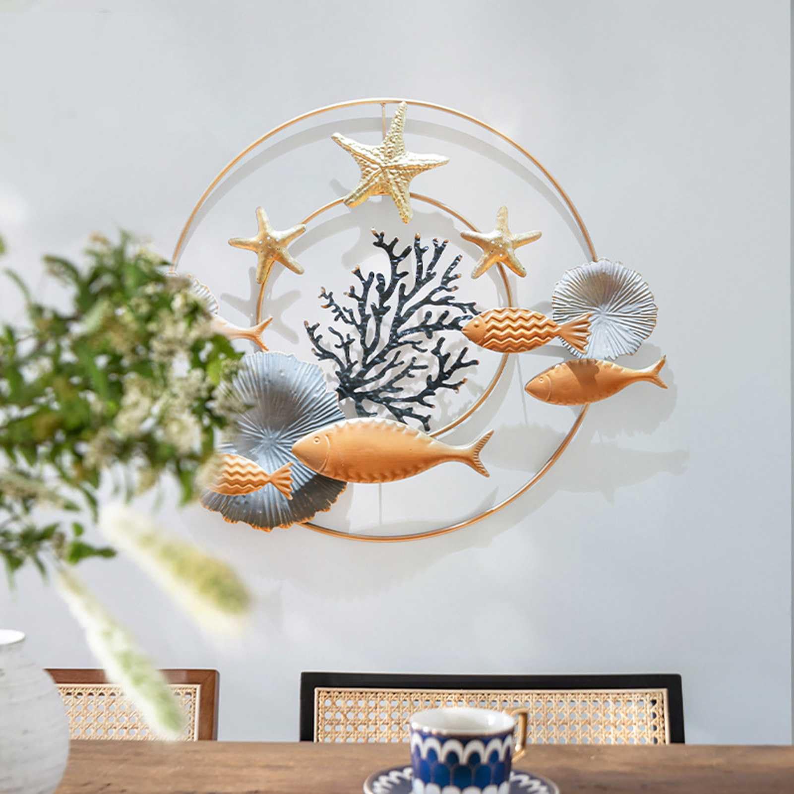2 étoiles De Mer Naturelles Déco – Environ 7x7x2 Cm – Thème Marin, Bord De Mer – Pour Maison, Fête
