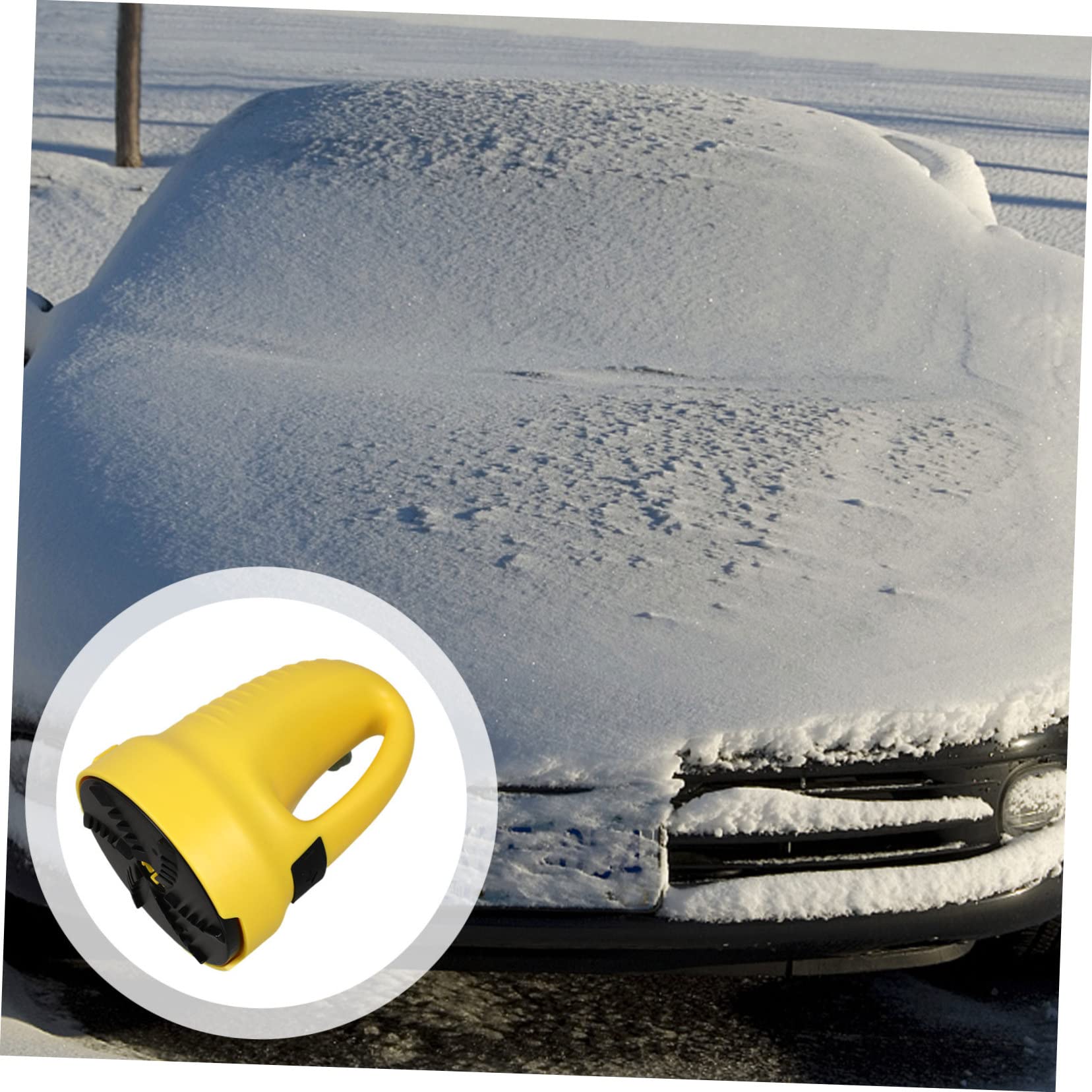 Eiskratzer fürs Auto Gelb Abs Mehrzweck für Scheibe