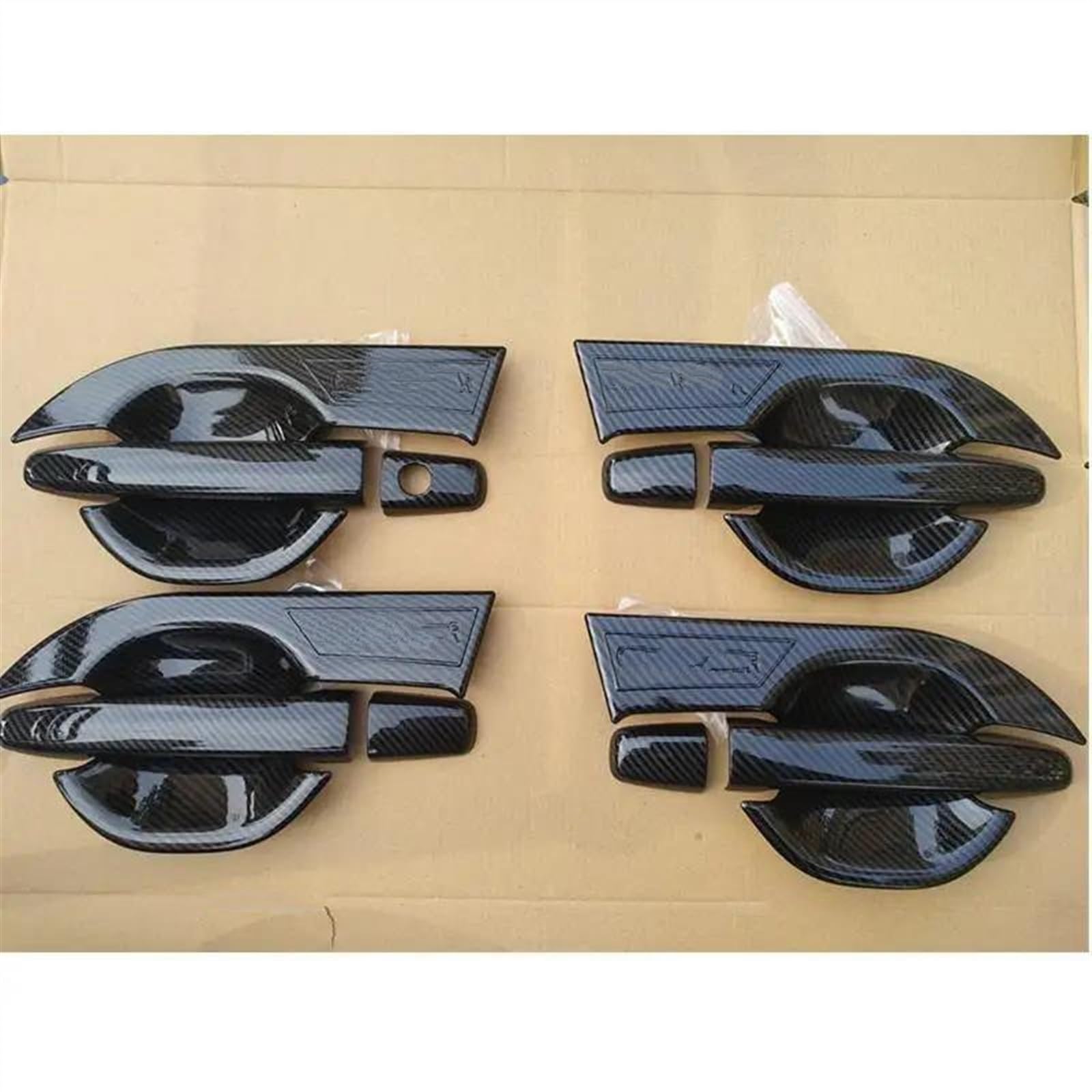 Slimes D Car Oor Handle Cover Exterior Trim Ecoration Accessories For Mitsubishi For Outlander 2013-2020 Protection(D)