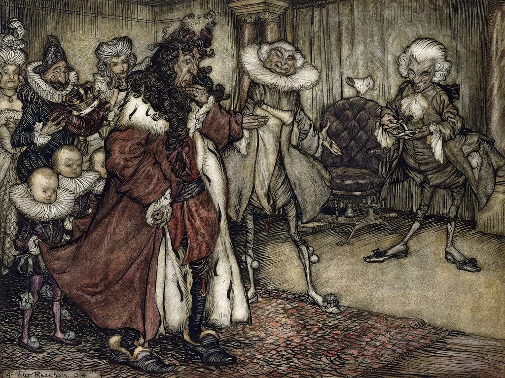 Impresión sobre lienzo abstracta de las pinturas famosas de Arthur Rackham en 60x90cm 5