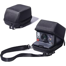 Protective Case for Polaroid Now 2nd/3rd, Now+ Gen 2/3rd, I-Type, OneStep+, Onestep 2, FILP, Instant Film Camera - Hard Shell Camera Case with Adjustable Shoulder Strap Black No Camera