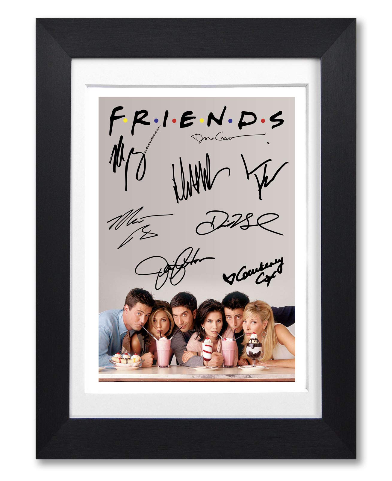 Buy FRIENDS Cast Signed Autograph A4 Photo TV Show Series Season Framed Memorabilia Gift