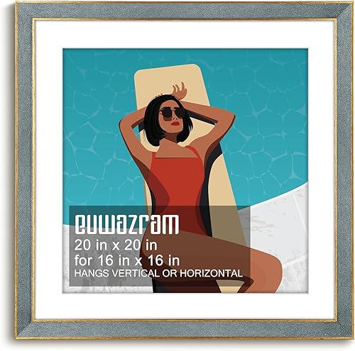 Miniatura 97 de Marco de gamuza de 10 x 13 pulgadas, marco individual, elegante marco verde de 10 x 13 pulgadas con paspartú para fotos de 8.5 x 11 pulgadas, para