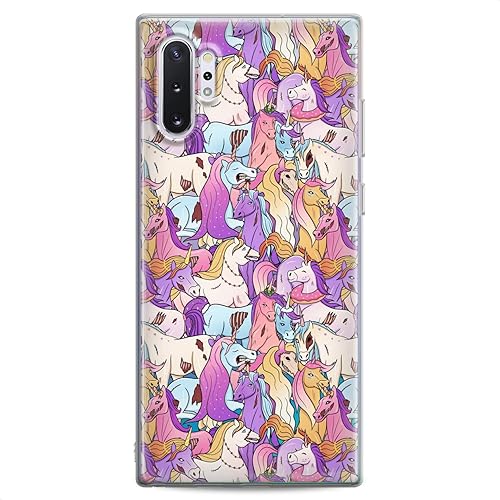 Miniatura 6 de Cavka Funda de TPU compatible con Samsung S21 FE Ultra S20 Plus S10 Note 20 5G S10e S9 suave diseño de unicornios zombies estampado de terror de