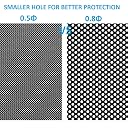 120mm Fan Filter - 120mm 4.72inch Magnetic Frame PVC PC Computer Case Fan Dust Mesh Cover Grills Black 5-Pack gallery image