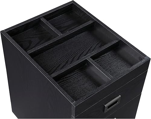 Miniatura 3 de Realspace Brezio - Archivador móvil vertical con 2 cajones, 19" D, color negro
