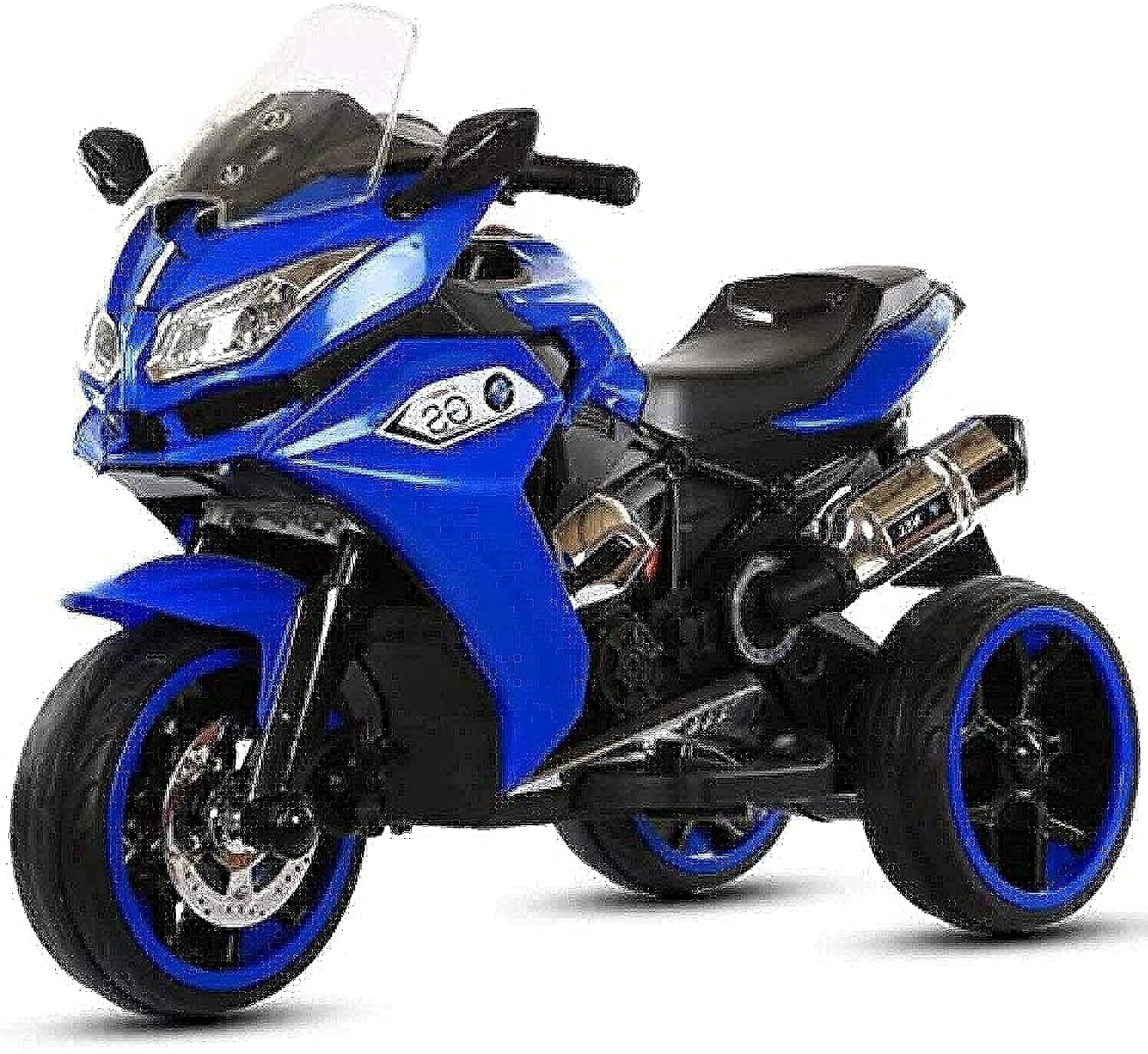 X IANGYU 1200GS Style Sports Motor Bike Ride-on for Kids, Blue